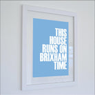 Brixham Time Typographic Print-SeaKisses