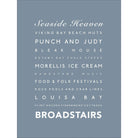 Broadstairs Typographic Print-SeaKisses