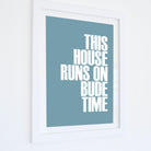 Bude Time Typographic Print-SeaKisses