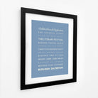 Budleigh Salterton Typographic Print-SeaKisses