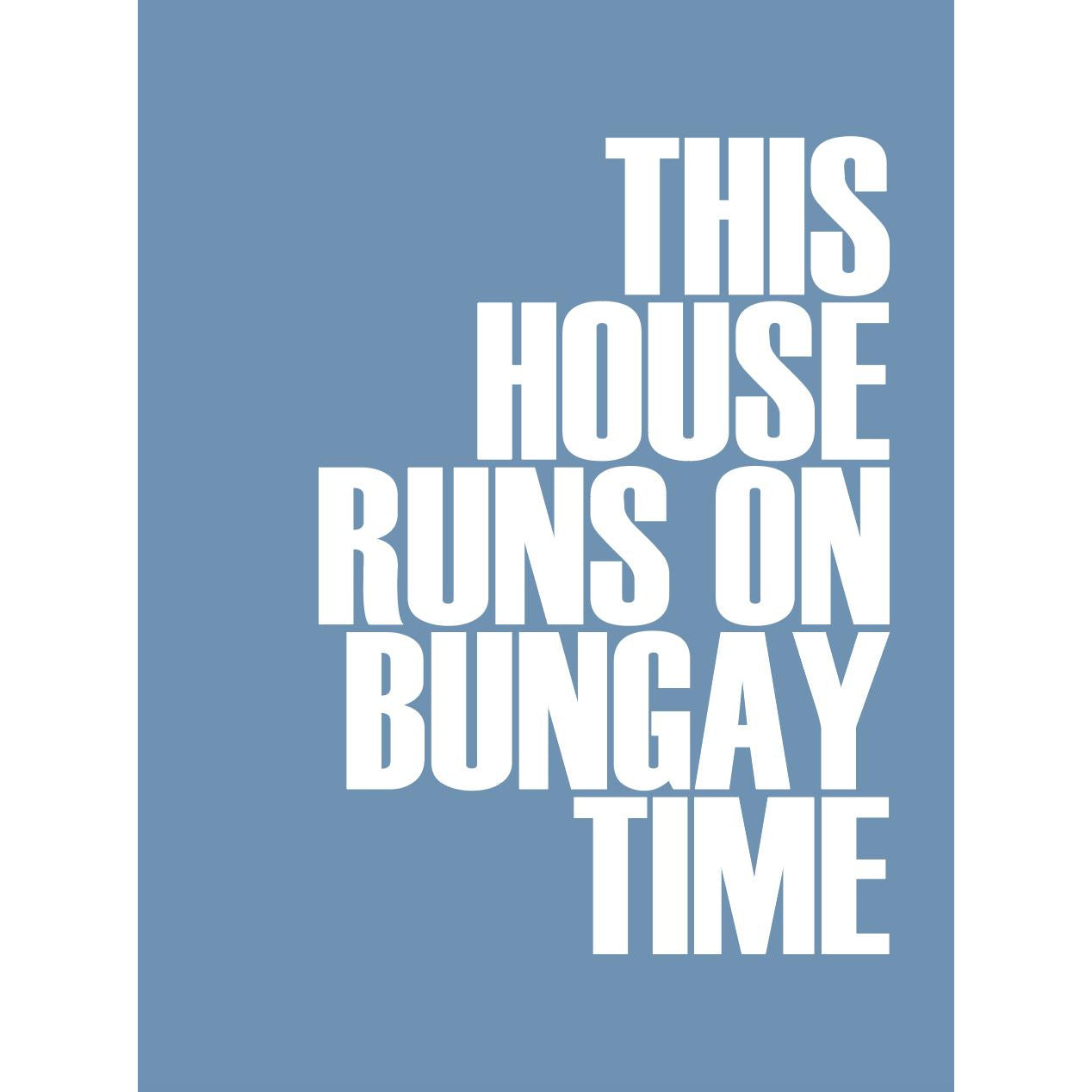 Bungay Time Typographic Print-SeaKisses