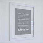 Burgh Island Typographic Print-SeaKisses