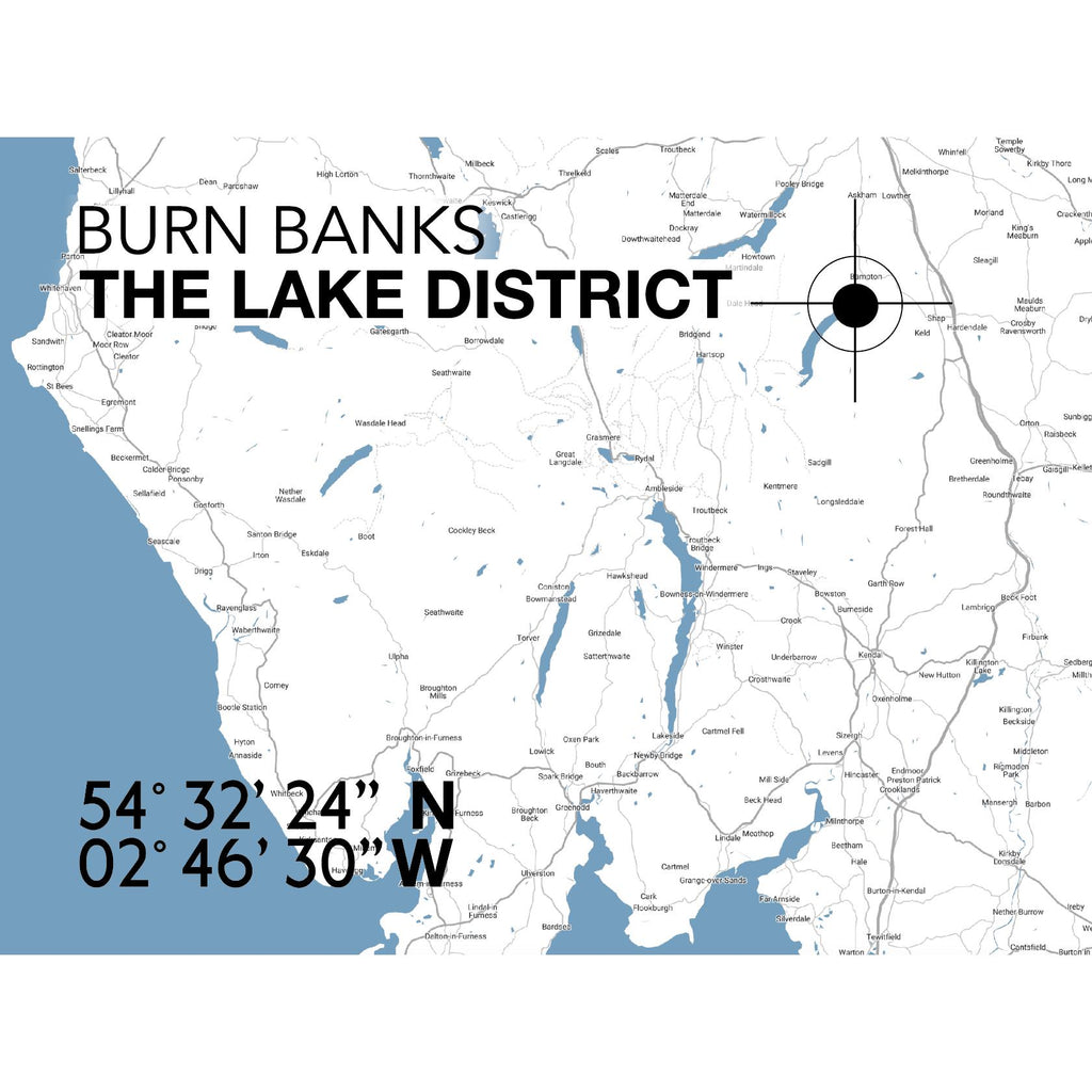 Burn Banks Landmark Map-SeaKisses