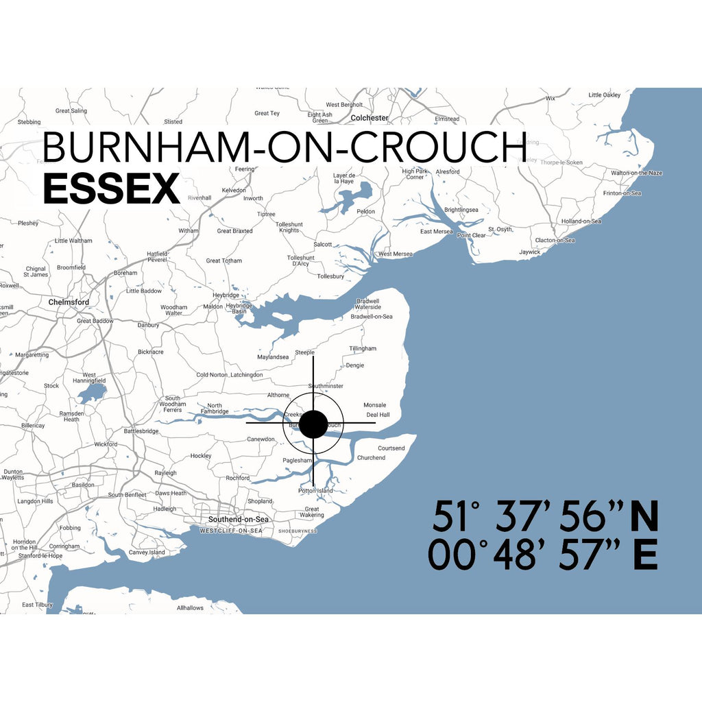 Burnham-on-Crouch Landmark Map-SeaKisses