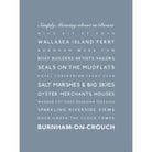 Burnham-on-Crouch Typographic Print-SeaKisses