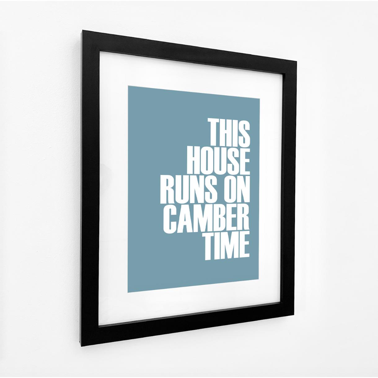 Camber Time Typographic Print-SeaKisses