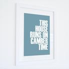 Camber Time Typographic Print-SeaKisses