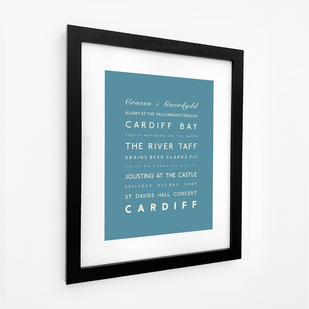 Cardiff Typographic Print-SeaKisses