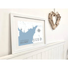 Cardoness Coastal Map Print-SeaKisses