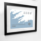 Castletownshend Coastal Map Print-SeaKisses