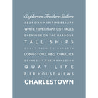 Charlestown Typographic Print-SeaKisses