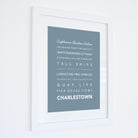 Charlestown Typographic Print-SeaKisses