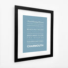 Charmouth Typographic Print-SeaKisses