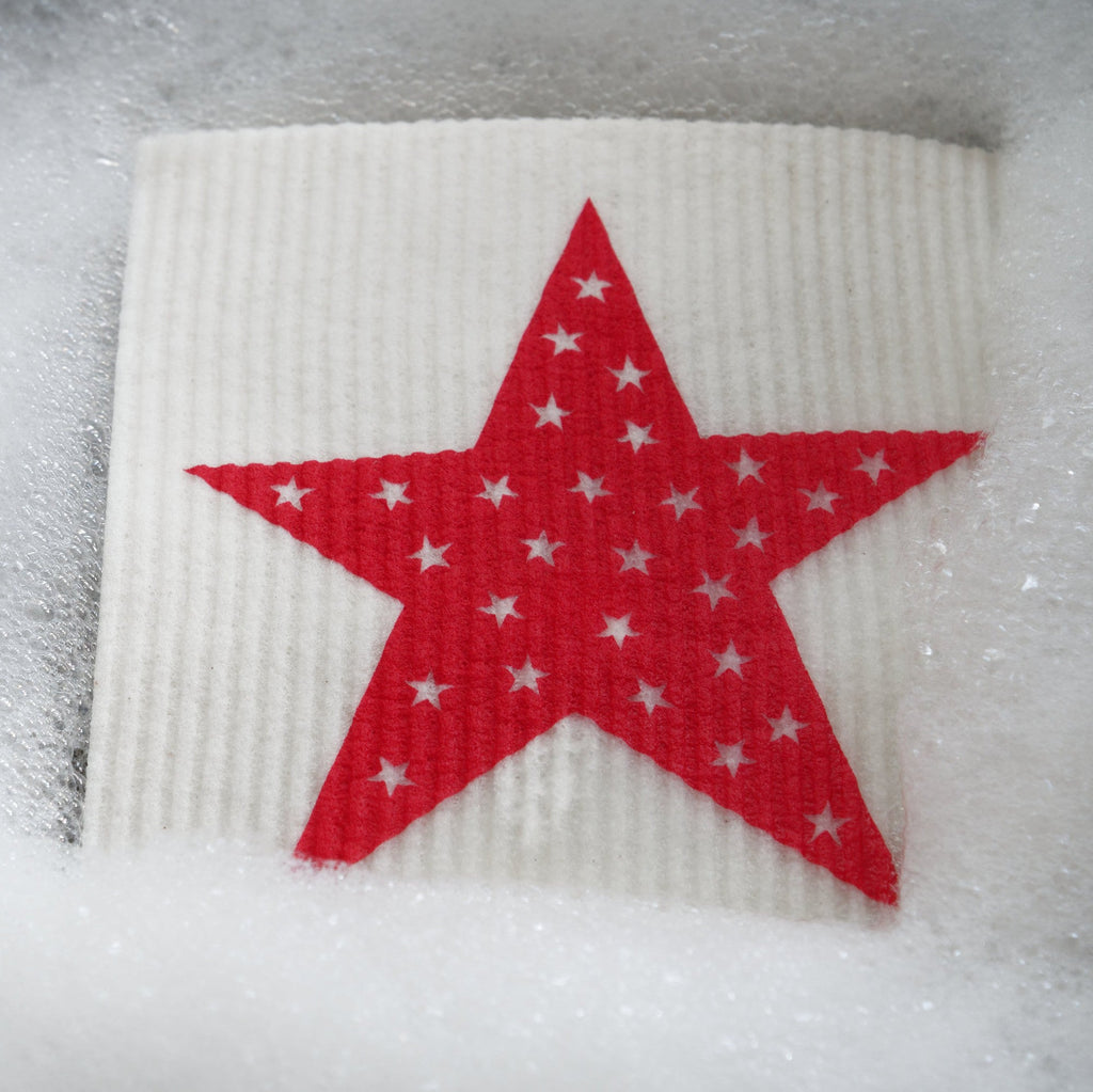 Christmas Star Swedish Dishcloths-SeaKisses