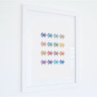 Chromatic Crab Collection - Watercolour Print-SeaKisses