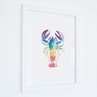 Chromatic Lobster - Watercolour Print-SeaKisses