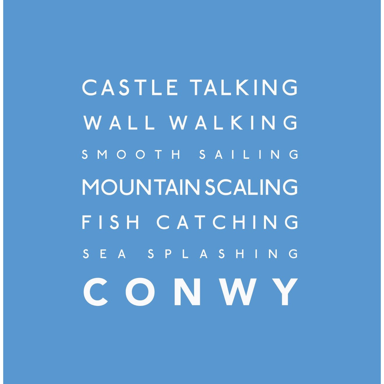 Conwy - Greeting Card-SeaKisses