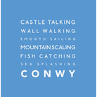 Conwy - Greeting Card-SeaKisses