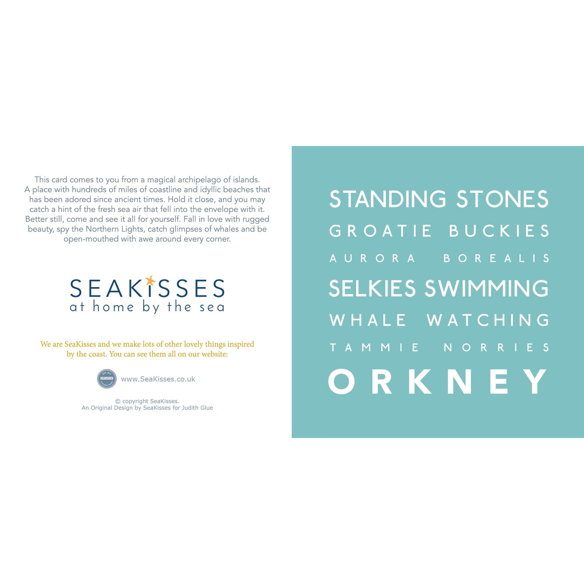 Orkney - Greeting Card-SeaKisses