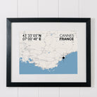 Personalised Map Print for your Special Place-SeaKisses