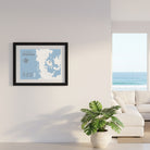 Personalised Map Print for your Special Place-SeaKisses