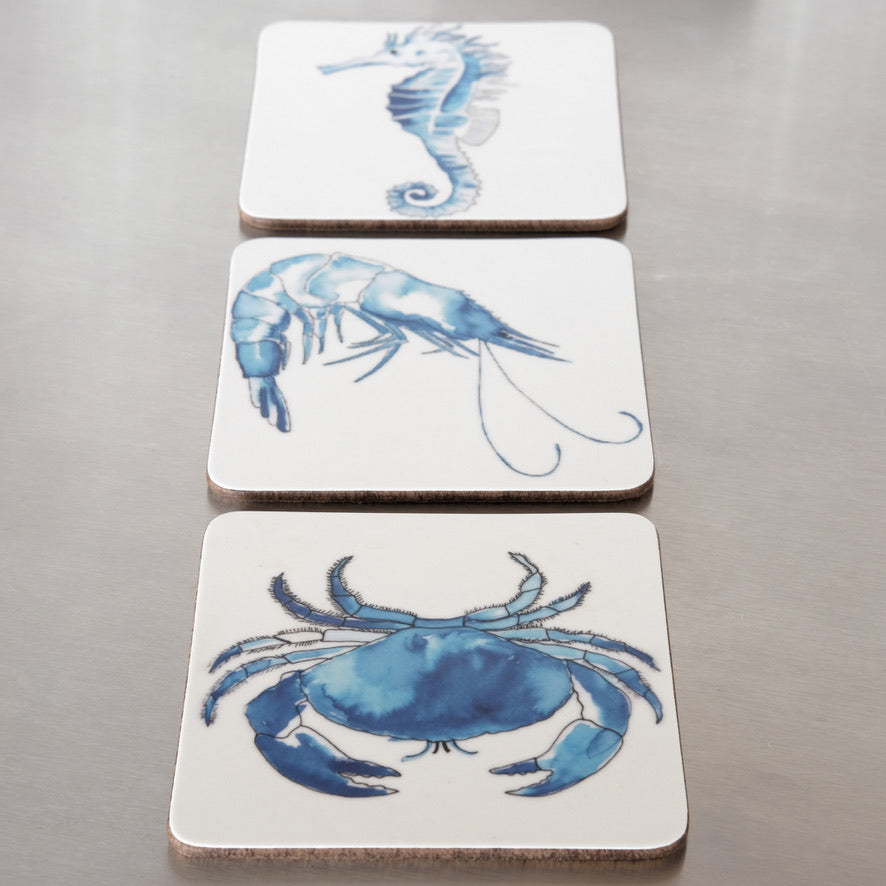 SeaLife Crab Coaster (slight second)-SeaKisses