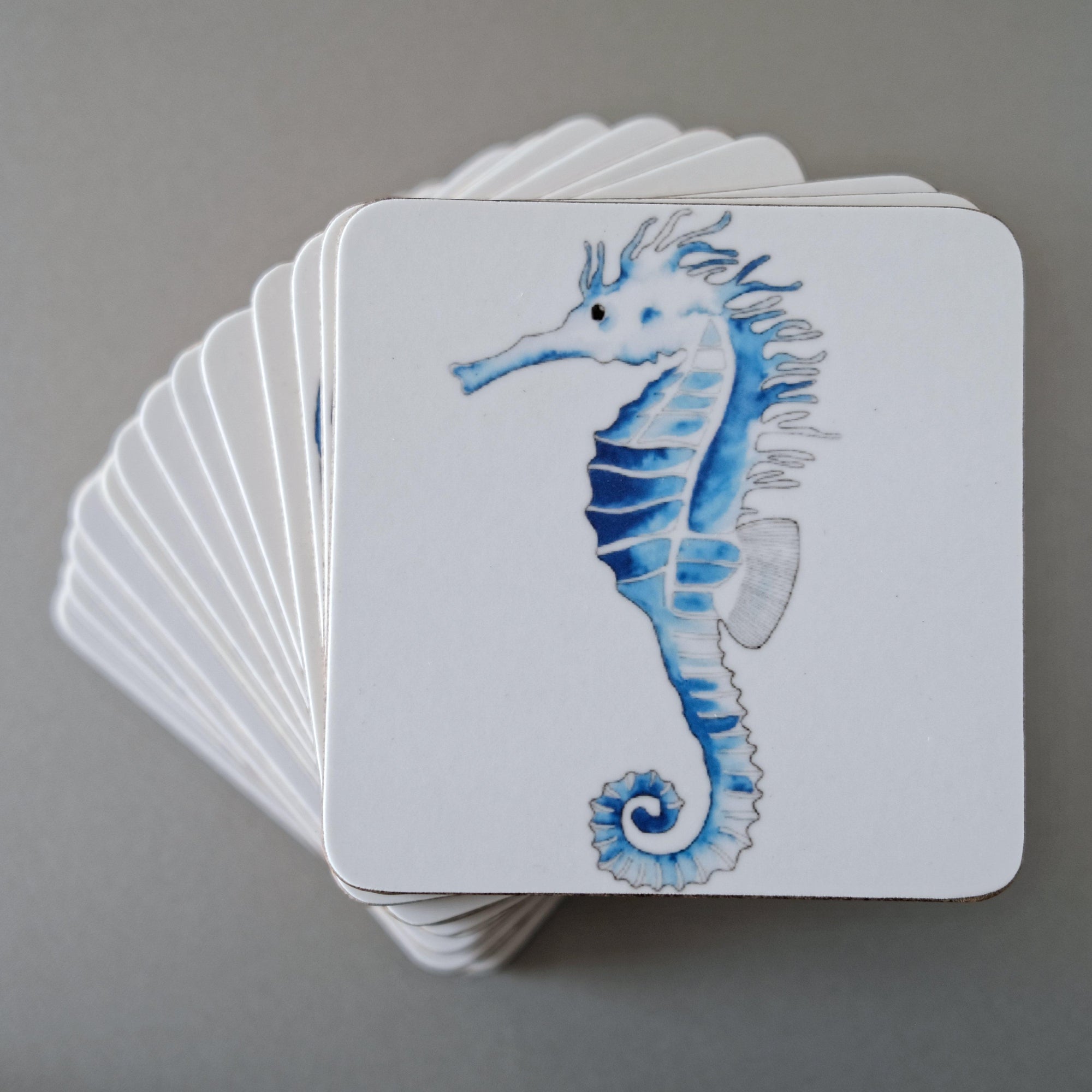 SeaLife Seahorse Coaster (slight second)-SeaKisses