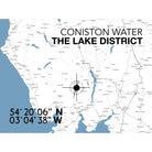 Coniston Water Landmark Map-SeaKisses