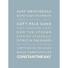 Constantine Bay Typographic Print-SeaKisses