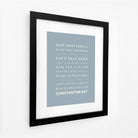 Constantine Bay Typographic Print-SeaKisses