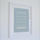 Constantine Bay Typographic Print-SeaKisses