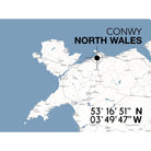 Conwy Landmark Map-SeaKisses