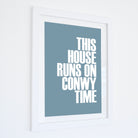 Conwy Time Typographic Print-SeaKisses