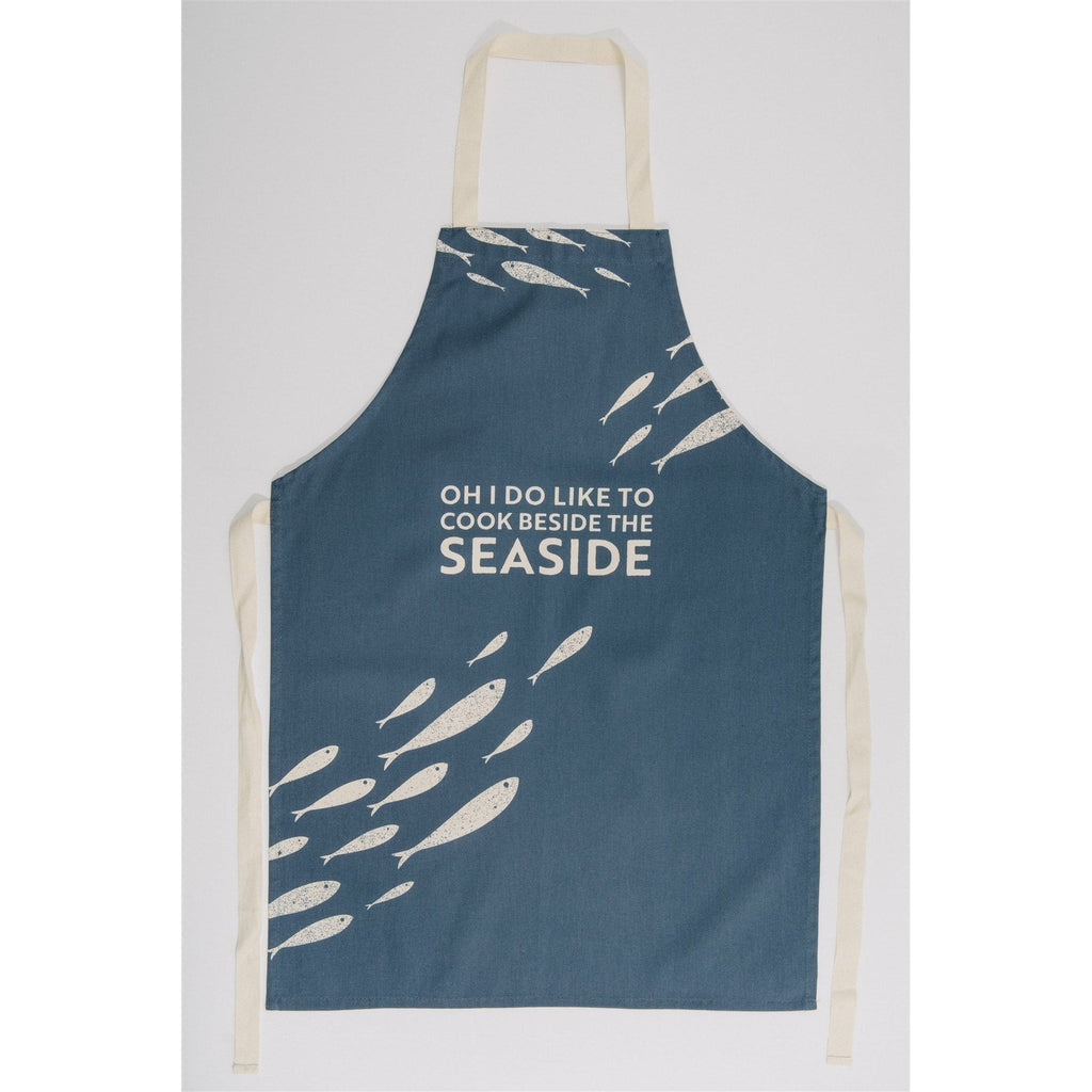 Cook Beside the Sea Apron - Coastal Kitchen Design-SeaKisses