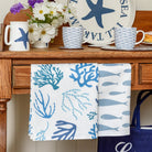 Coral Tea Towel-SeaKisses