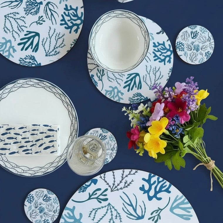 Coral Serving Mat-SeaKisses