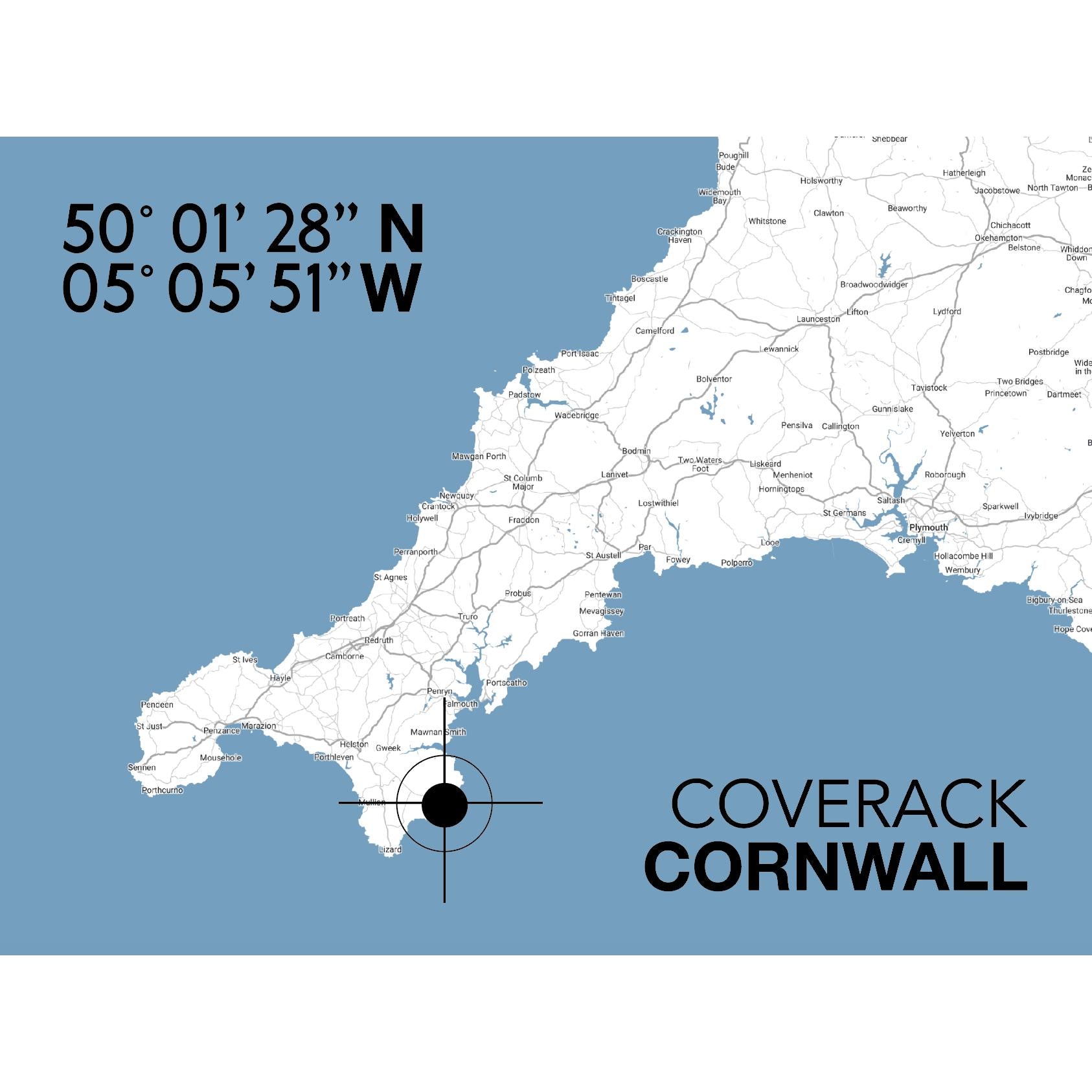 Coverack Landmark Map-SeaKisses