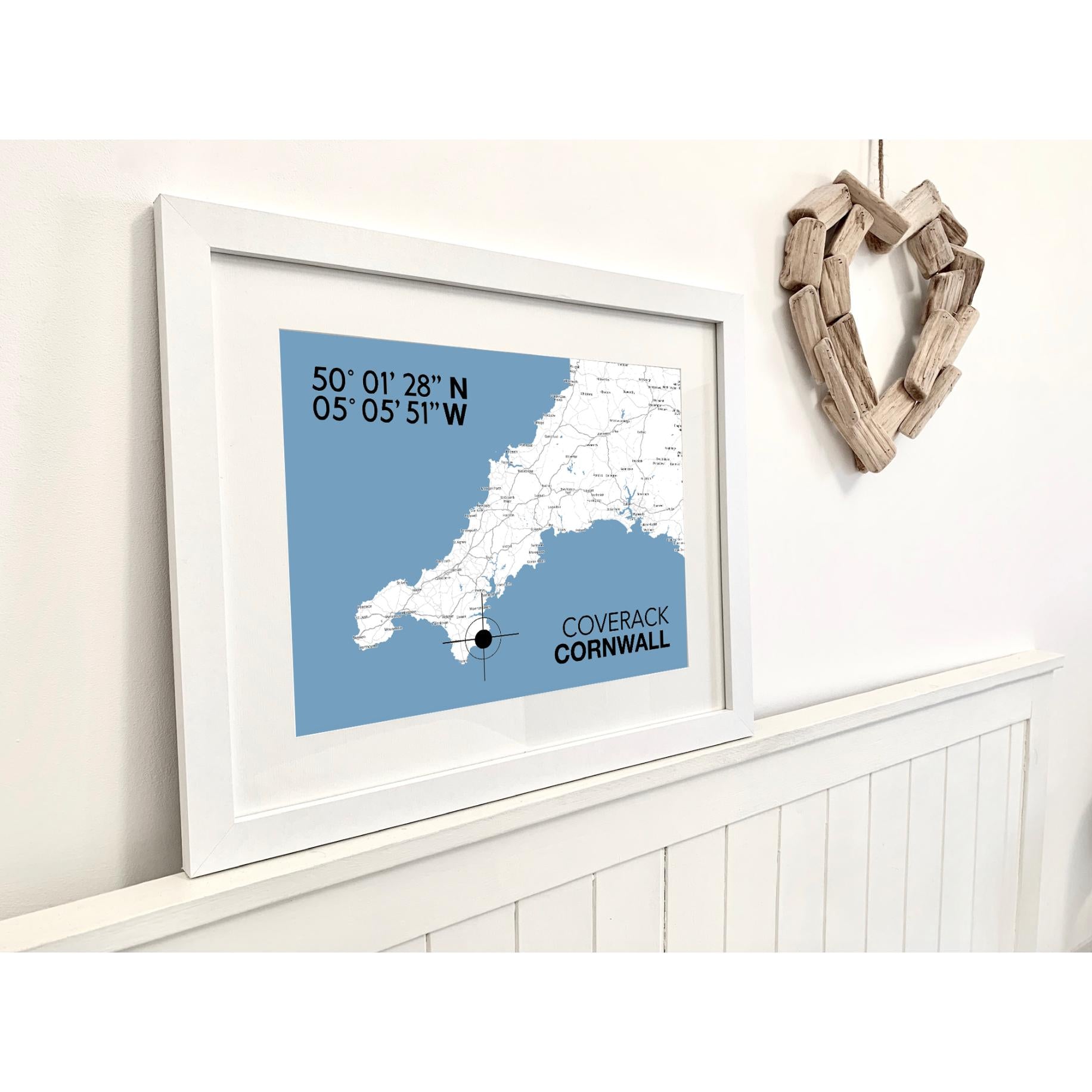 Coverack Landmark Map-SeaKisses
