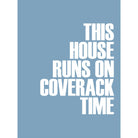 Coverack Time Typographic Print-SeaKisses