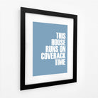 Coverack Time Typographic Print-SeaKisses