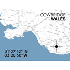 Cowbridge Landmark Map-SeaKisses