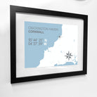 Crackington Haven Coastal Map Print-SeaKisses