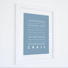 Crail Typographic Print-SeaKisses