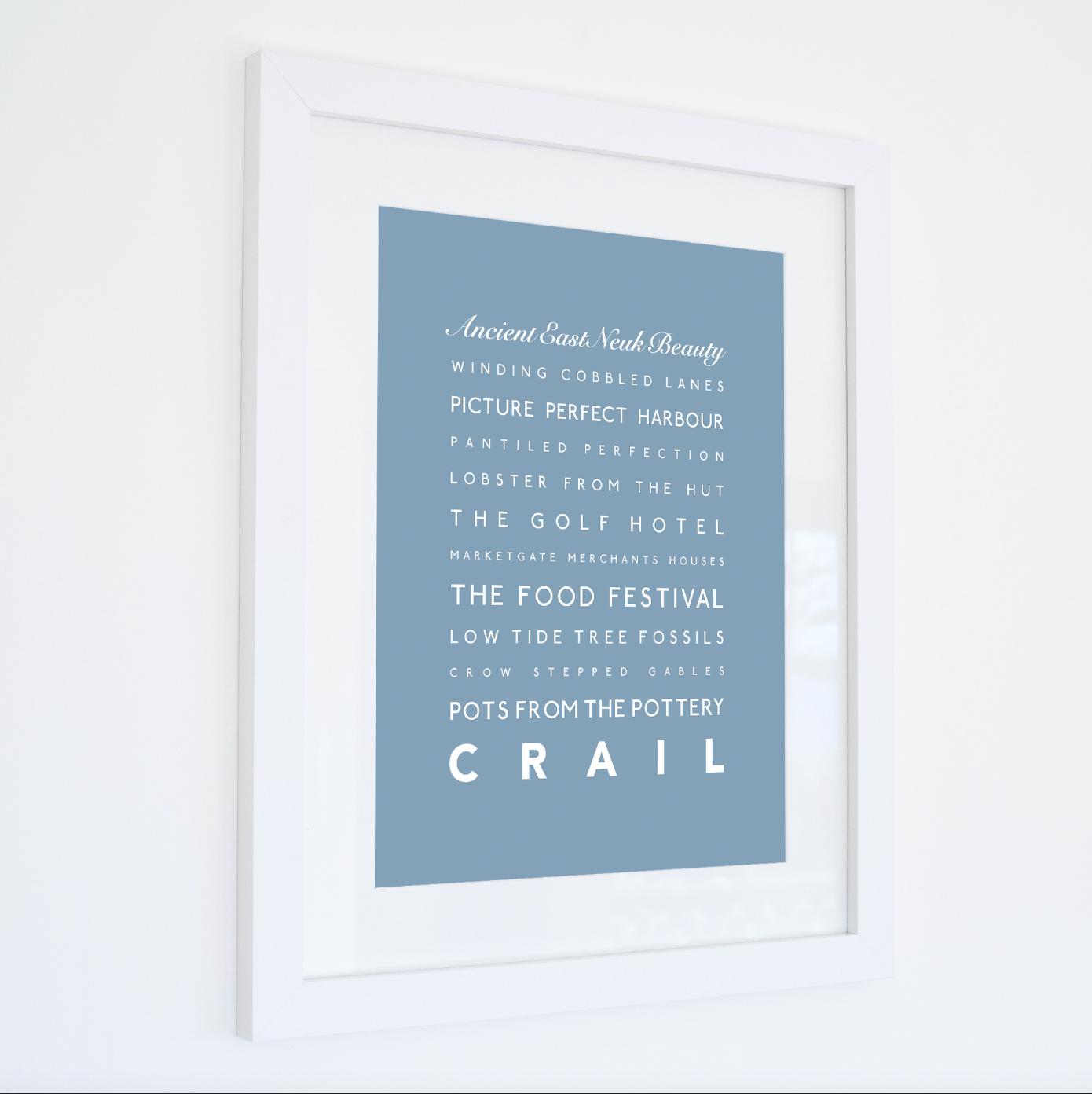 Crail Typographic Print-SeaKisses