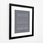 Crediton Typographic Print-SeaKisses