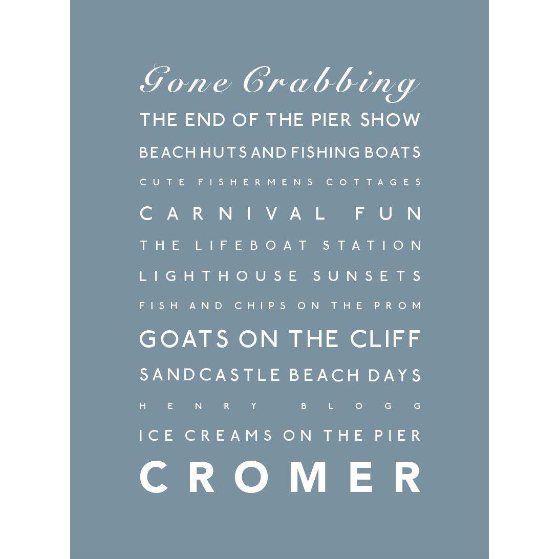 Cromer Typographic Print-SeaKisses