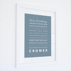 Cromer Typographic Print-SeaKisses