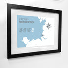 Crosby Coastal Map Print-SeaKisses