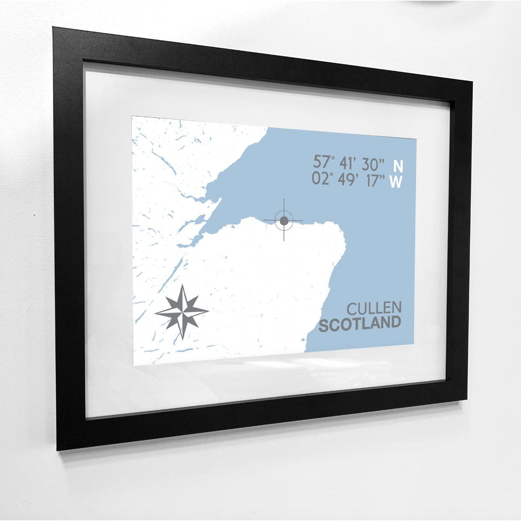 Cullen Coastal Map Print-SeaKisses