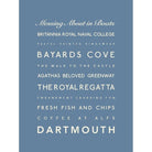 Dartmouth Typographic Print-SeaKisses